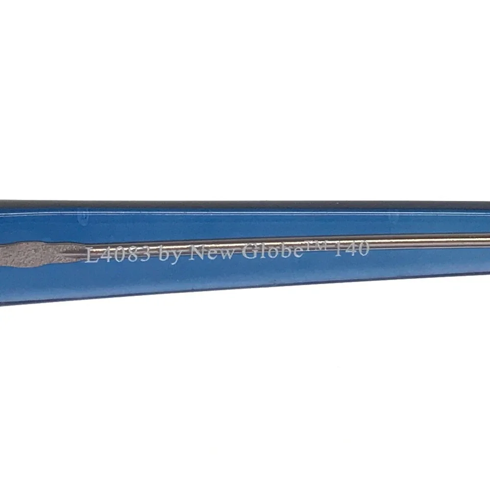 New Globe Eyeglasses Frames L4083 BLUE Transparent Cat Eye Full Rim 54-15-140